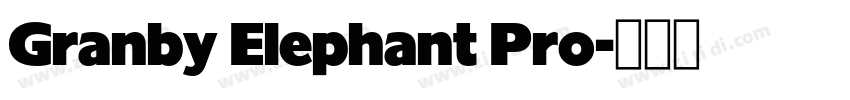 Granby Elephant Pro字体转换